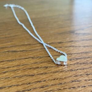 Silver Heart Pendant Necklace